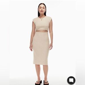 Wilfred Cut out midi dress